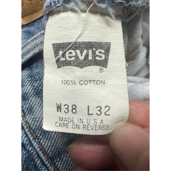 Levi Vintage 550 Relaxed Fit Made in USA Sz 36-31. G - Picture 4 of 6